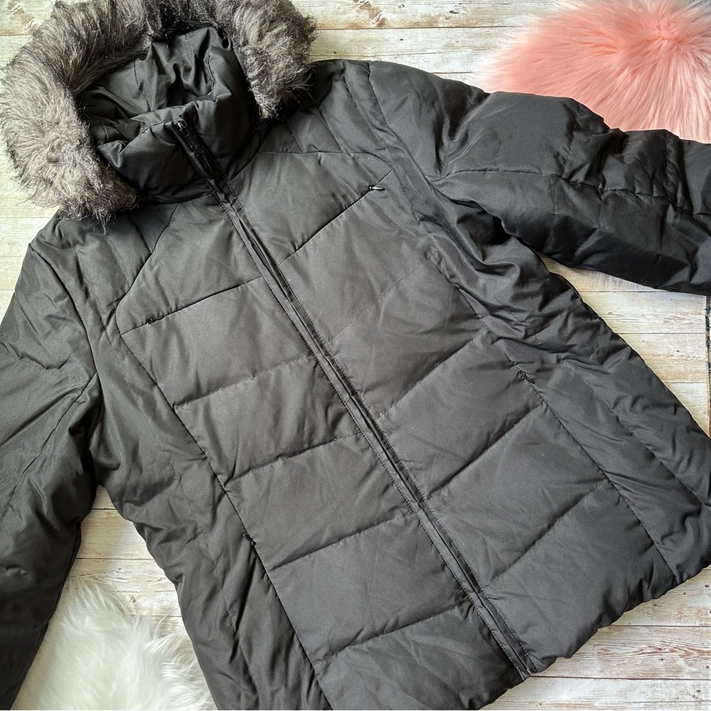 Calvin Klein Women’s Down Jacket Faux Fur Hood XXL